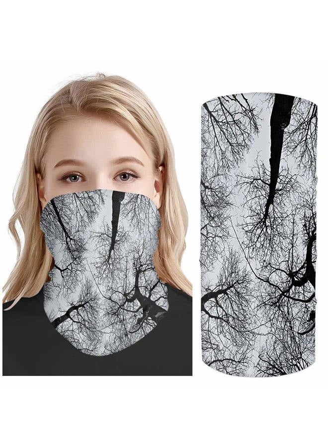 AUSCUFFLINKS Face Scarf Cover Mask Bandana | Reusable Face Mask Covering Mouth Nose Cover | Protect from Dust Sun Bandanas | Neck Gaiter, Tree, One size - Image 3