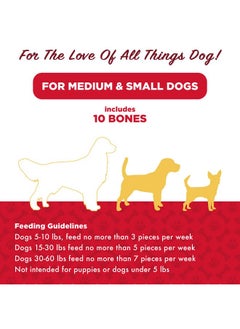 Pet Brands American Kennel Club Chewy Chews Small Breed Long-Lasting Chicken Flavor Dog Chews, Naturally Flavored, Helps Remove Tartar, 10 Count  - Image 4