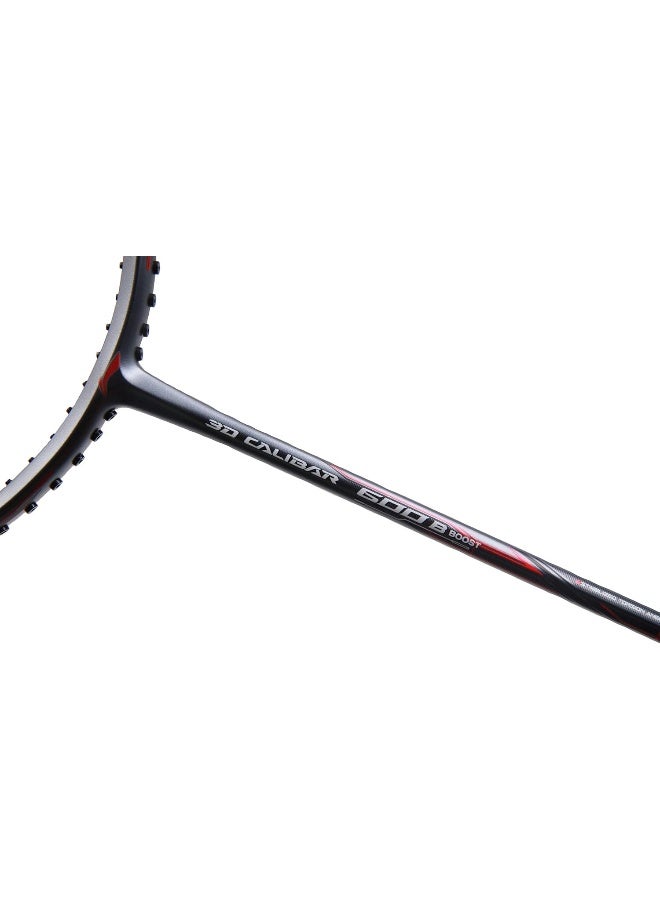 Li-Ning مضرب بادل لي-نينغ للبالغين غير محدد 3D كاليبر بوست 600ب - أحمر/رمادي، S2 - Image 4