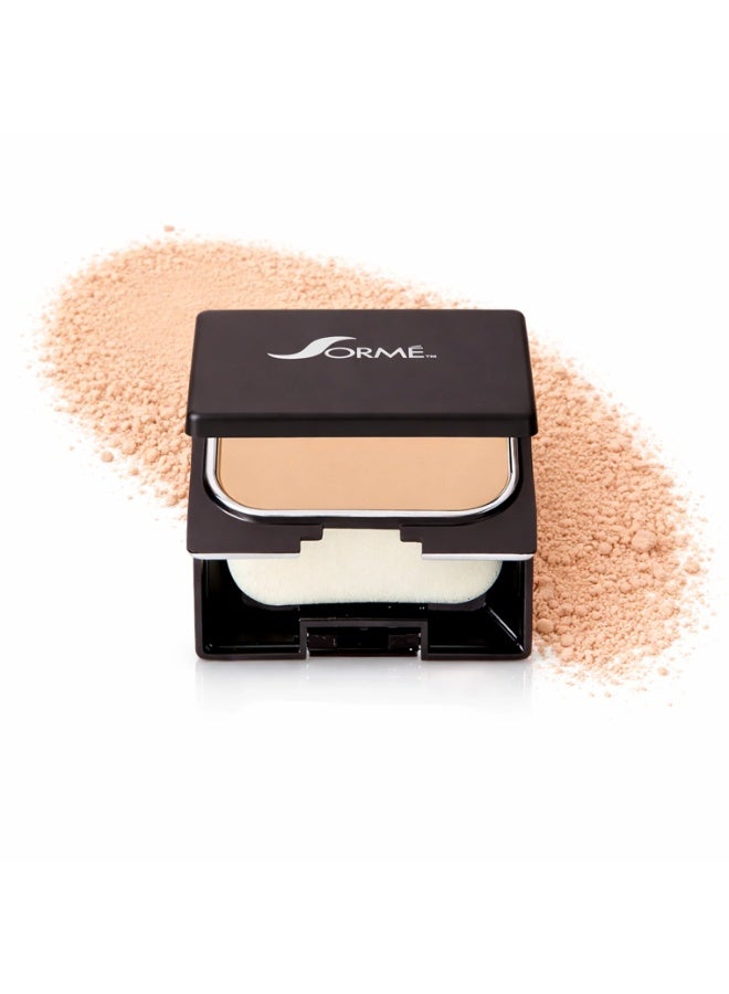 Sorme Believable Finish Powder Foundation - Rosey Beige 411 - Image 1