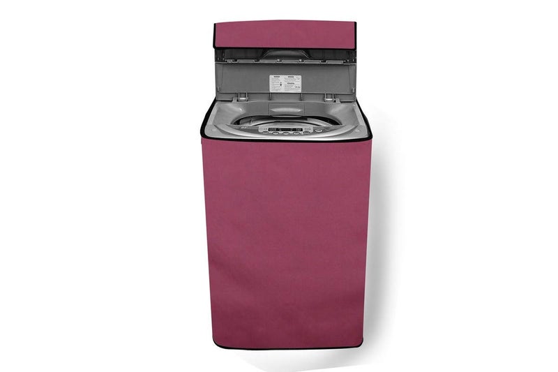 Wings Star Top Load Washing Machine Cover for LG 6.5 KG Fully-Automatic Top Loading T65SPSF2Z, Maroon - Image 1