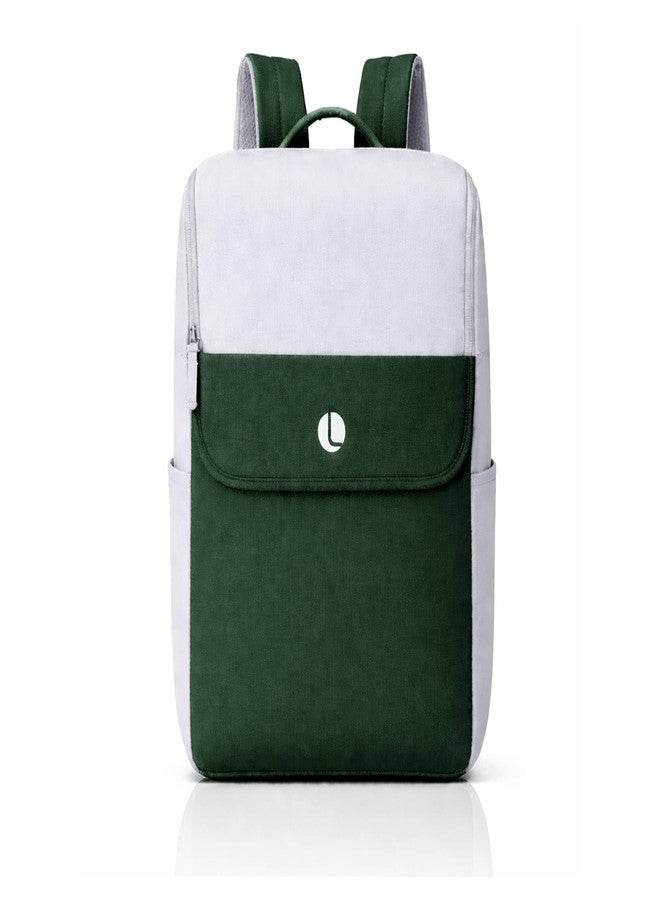 Lify 17L Backpack for Men & Women | Water-Resistant, Lightweight Daypack | Laptop Backpack with Trolley Sleeve, Quick Access Pocket & Bottle Holder | (16.2 Inch) (Emerald Forest & Satin Steel) - Image 1