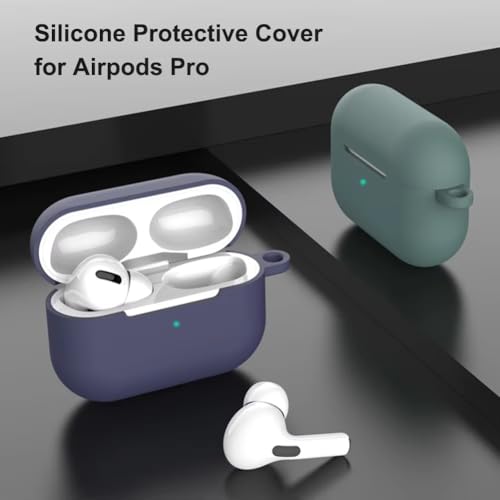 Like Star LikeStar® Apple AirPods Pro 3 Case Cover, Shockproof Protective Silicone Skin with Keychain, Anti-Slip, Scratch-Resistant, Full Body Protection for AirPods Pro 3 Charging Case (2025 Model) - White - Image 5