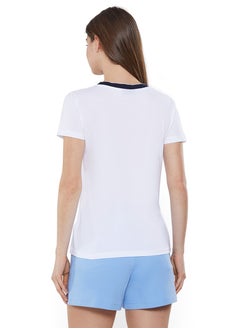 NAUTICA Regular Fit Cotton Blend Logo V-Neck T-shirt  - Image 3