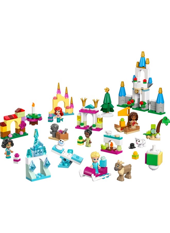 LEGO - Disney Princess Advent Calendar 2024, Christmas Countdown Building Toy Set For 5 Plus Year Old Girls & Boys, With 24 Surprises Including 5 Micro-Doll Character Figures, Gift Idea For Kids (253 Pieces) 43253 - Image 1