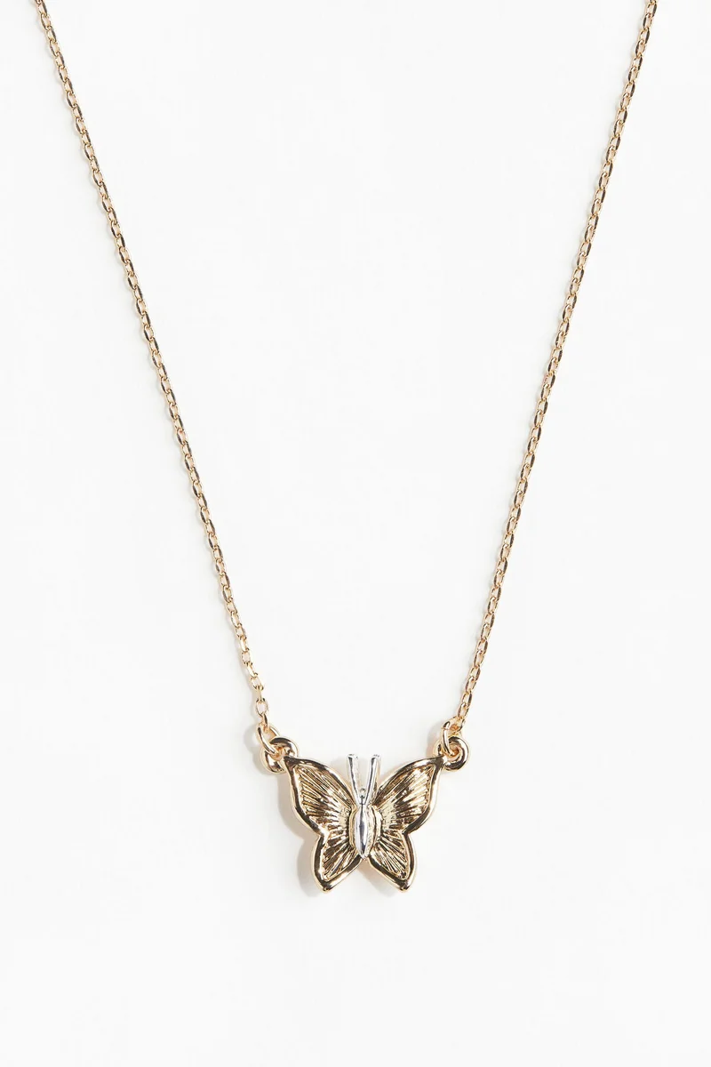 H&M Butterfly-pendant necklace