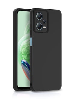 بورتوني غطاء Redmi Note 12 Pro 5G غطاء خلفي ناعم من مادة TPU مرن وناعم من السيليكون غير لامع مع حماية الكاميرا لهاتف Xiaomi Redmi Note 12 Pro 5G  - Image 1