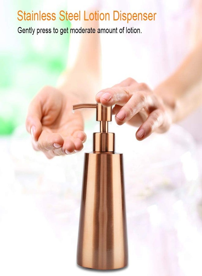 Zerodis 304 Stainless Steel Liquid Dispenser Countertop Pump Lotion Bottle Sink Liquid Lotion Dispenser Pump Storage Holder Bottle for Kitchen Bathroom - Image 2