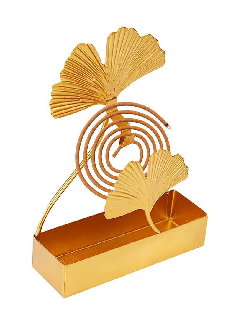 KASTWAVE Mosquito Coil Holder,Incense Holder,Hanging Coil Incense Burner Holder Outdoor and Indoor (Double Leaf) - Image 1