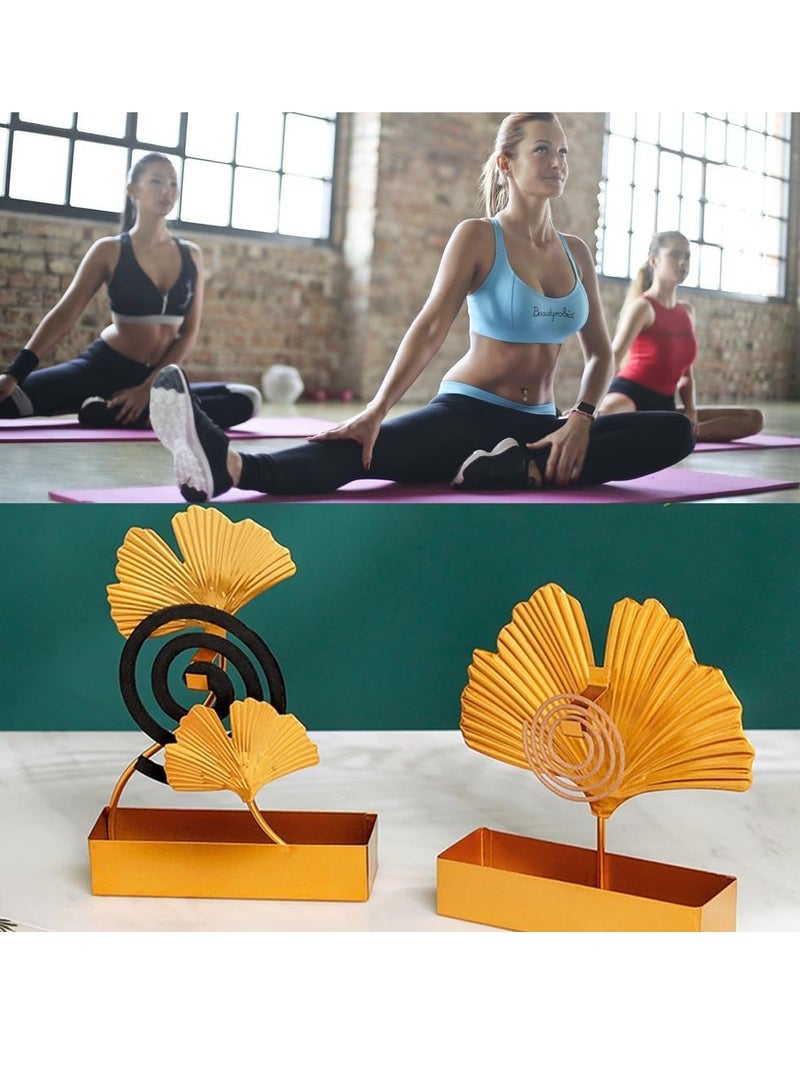 KASTWAVE Mosquito Coil Holder,Incense Holder,Hanging Coil Incense Burner Holder Outdoor and Indoor (Double Leaf) - Image 3