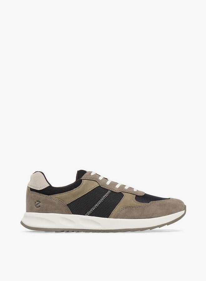 ECCO Men Colourblock Lace-Up Ankle Sneakers - Image 3