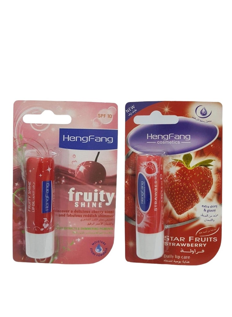 Strawberry and Cherry Lip Balm
