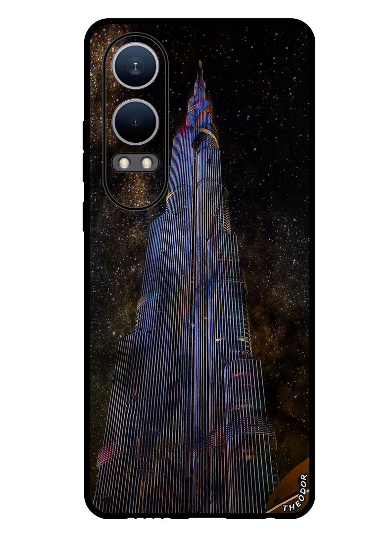 Theodor Protective Case Anti Scratch Shock Proof Bumper Cover For OnePlus Nord CE4 Lite Burj Khalifa Night - Image 1