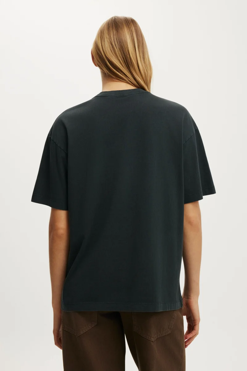 Cotton On  The Lcn Music Boxy Graphic Tee for Women | Best Price UAE