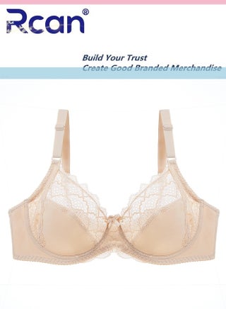 Women's Plus Size Ultra-thin Lace Bra with Underwire Push-up Three-Quarter Cup Bras Anti-Sagging Translucent Cotton Breathable Comfortable Underwear - pzsku/Z27AC6F157BABC5F2A230Z/45/_/1699885250/9f630faf-96ff-4d2e-9eaf-7f2599d506c2