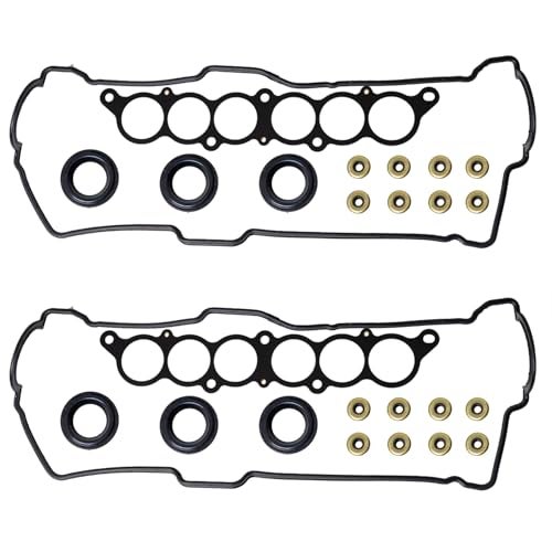 Satiooog VS50422R Cylinder Valve Cover Gasket Kit for Toyota 3.4L V6 5VZ-FE Engine Compatible with 1995-2004 Toyota 4runner Camry T100 Tacoma Tundra ES300 3.4 L 5VZFE MS95899 VC203 155357702 - Image 3