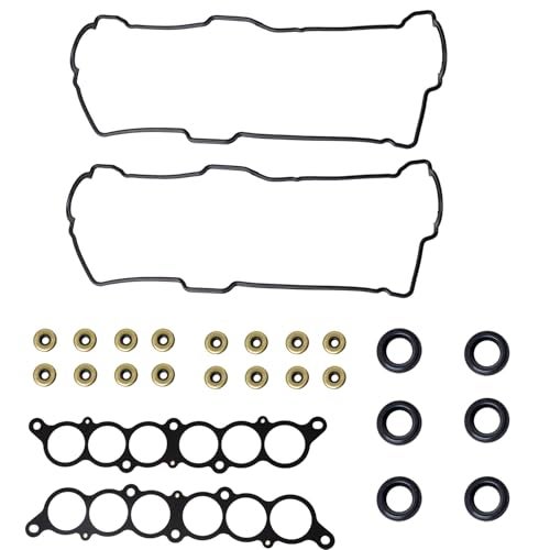 Satiooog VS50422R Cylinder Valve Cover Gasket Kit for Toyota 3.4L V6 5VZ-FE Engine Compatible with 1995-2004 Toyota 4runner Camry T100 Tacoma Tundra ES300 3.4 L 5VZFE MS95899 VC203 155357702 - Image 2