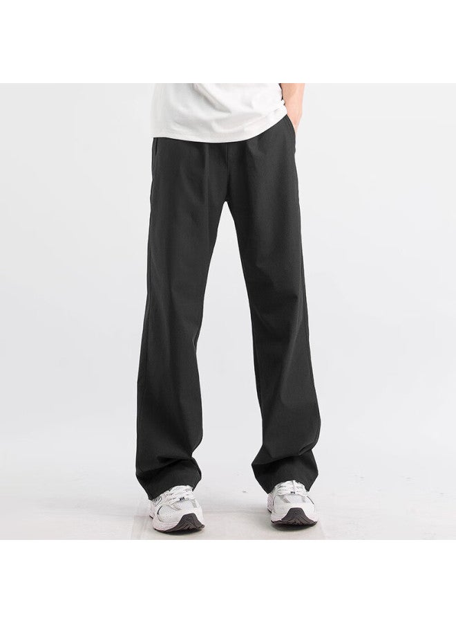 Foss Phil Black Functional Wind Pants For Men, Autumn And Winter Casual Straight-leg High-end Windproof Soft Shell Tactical Pants, 2028 Black M - Image 5