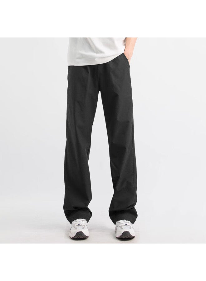 Foss Phil Black Functional Wind Pants For Men, Autumn And Winter Casual Straight-leg High-end Windproof Soft Shell Tactical Pants, 2028 Black M - Image 3