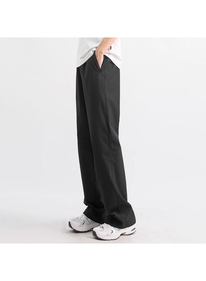 Foss Phil Black Functional Wind Pants For Men, Autumn And Winter Casual Straight-leg High-end Windproof Soft Shell Tactical Pants, 2028 Black M - Image 4