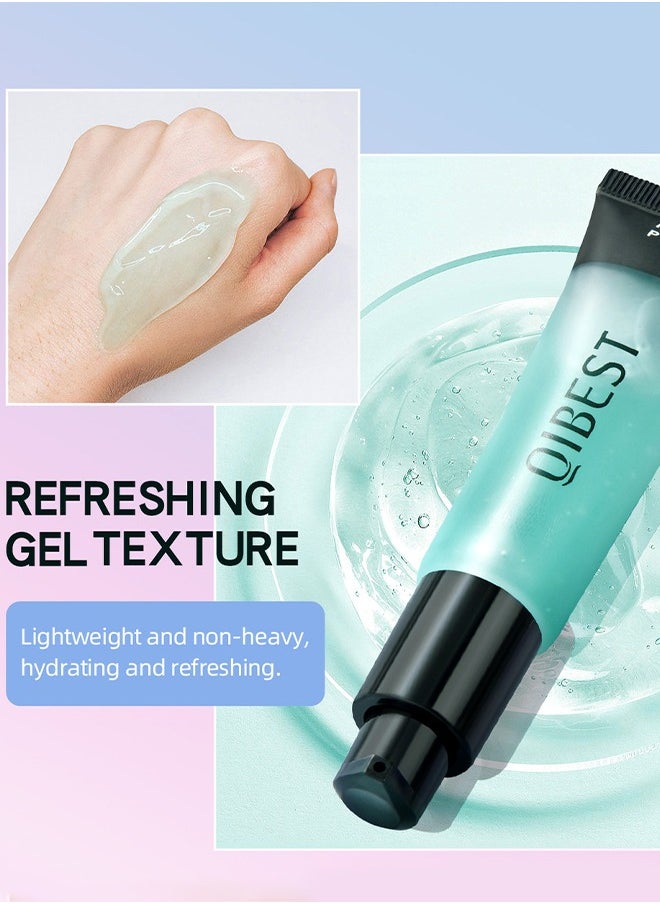 كيو آي بست Power Grip Primer Gel-Pore Primer Pre Makeup Gel ، Power Grip Primer ، كريم كونسيلر عزل Pore Shrink Cream Invisible Pore ، لون بشرة متساوي ترطيب دائم لجميع البشرة (# 02)  - Image 3