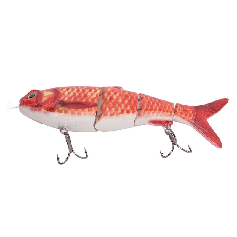 Electric Fishing Lure: USB Rechargeable, Multi Jointed Robotic Swimming Lure - Realistic Swimming Action, LED Light Swimbait for Freshwater Fishing Enthusiasts - Image 5