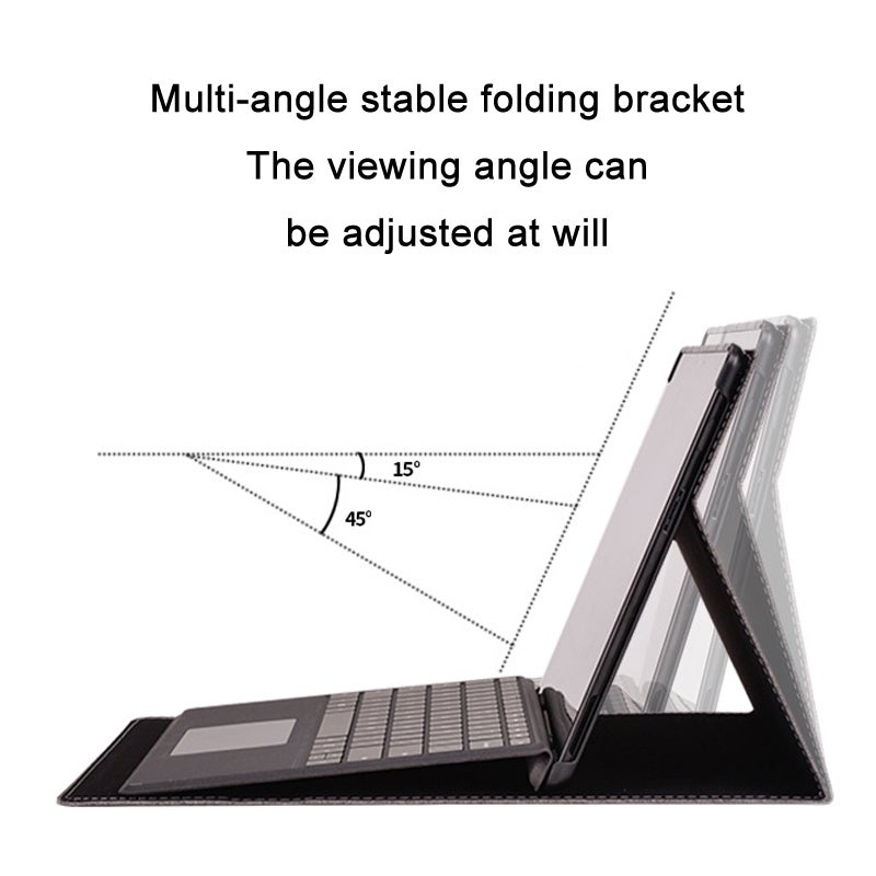 إيروريكس جراب حماية شامل لجهاز مايكروسوفت سيرفس برو 8، اللون: أحمر نبيذي، مع حزمة طاقة - Image 5