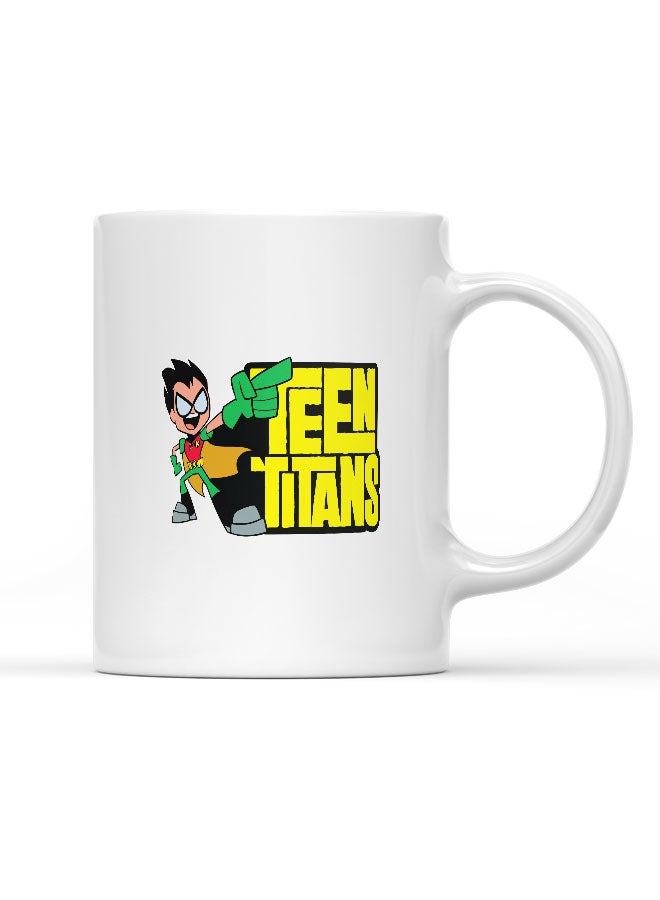LIT Teen Titans Mug The Teen Titans Mug For Coffee Anime American Gift Mug Robin Batman And Robin- - Image 1