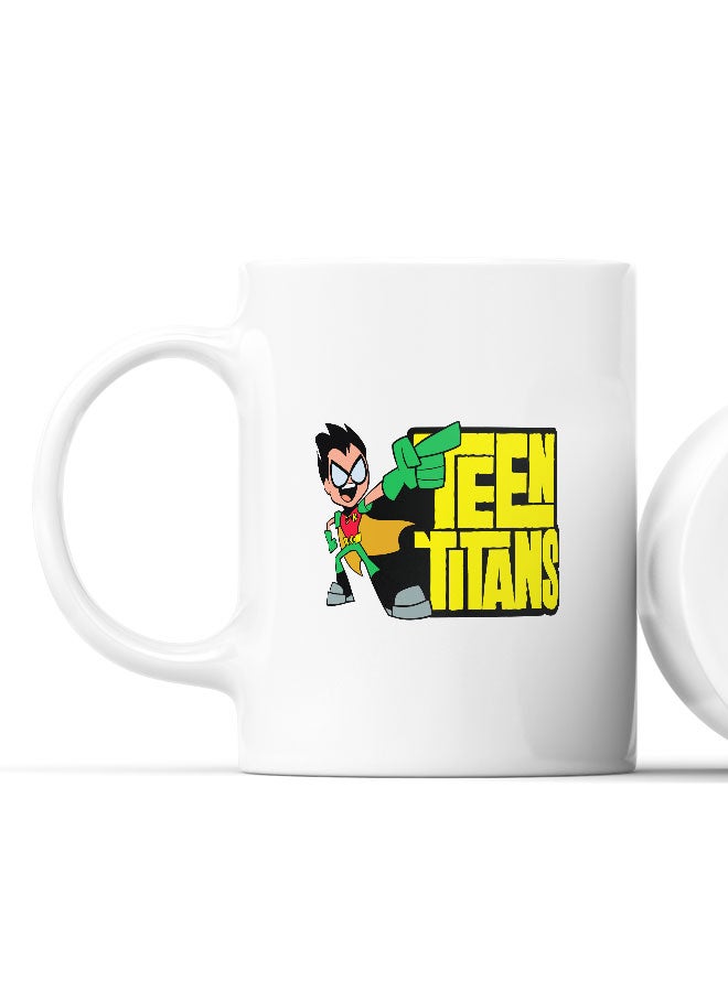LIT Teen Titans Mug The Teen Titans Mug For Coffee Anime American Gift Mug Robin Batman And Robin- - Image 2