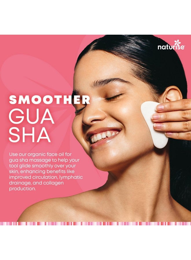 Naturise Organic Rosehip Oil for Face - Organic Cold Pressed Rose Hip Oil for Skin and Body Care - Vegan Non-GMO Gua Sha Oil - Rosa Mosqueta Oil, Rosehip Seed Facial Oil for Gua Sha Massage (1 FL. OZ.) - Image 5