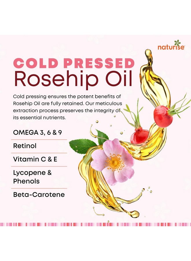 Naturise Organic Rosehip Oil for Face - Organic Cold Pressed Rose Hip Oil for Skin and Body Care - Vegan Non-GMO Gua Sha Oil - Rosa Mosqueta Oil, Rosehip Seed Facial Oil for Gua Sha Massage (1 FL. OZ.) - Image 3