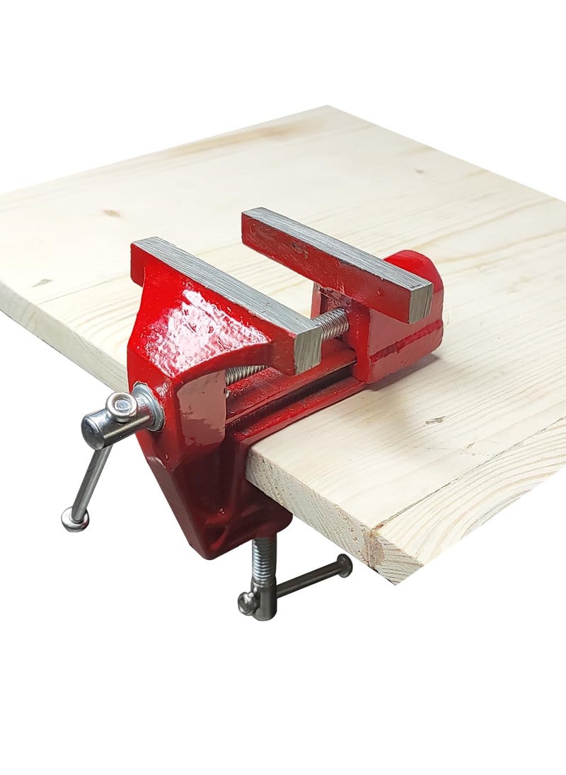 LUXURO LUXURO Table Vice Clamp Type Fixed Base ECONOMY 3 inch Multi Vise Tool  - Image 1