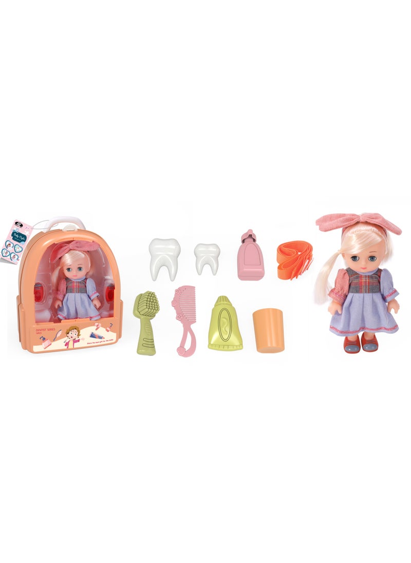 Power Joy Power Joy Baby Cayla Back Pack Set 7.5-Inches, Assorted 1 Piece (Style & Color May Vary) | Pretend Play | Fashion Doll | Role Playing Doll | Perfect for Kids and Toddlers  - Image 5
