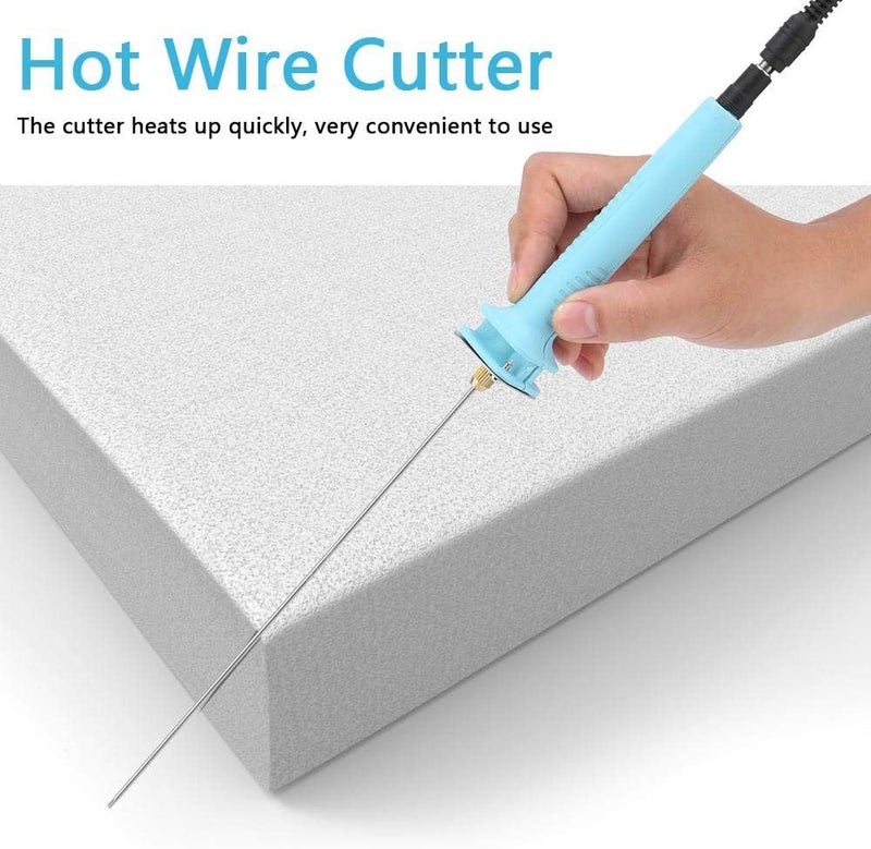 24W 20cm Hot Wire Foam Cutter Electric Styrofoam Cutting Pen Engraving Tool Fast Heat Up 110-250V Multi Angle Carving for Polystyrene (U.S. regulations) - Image 3