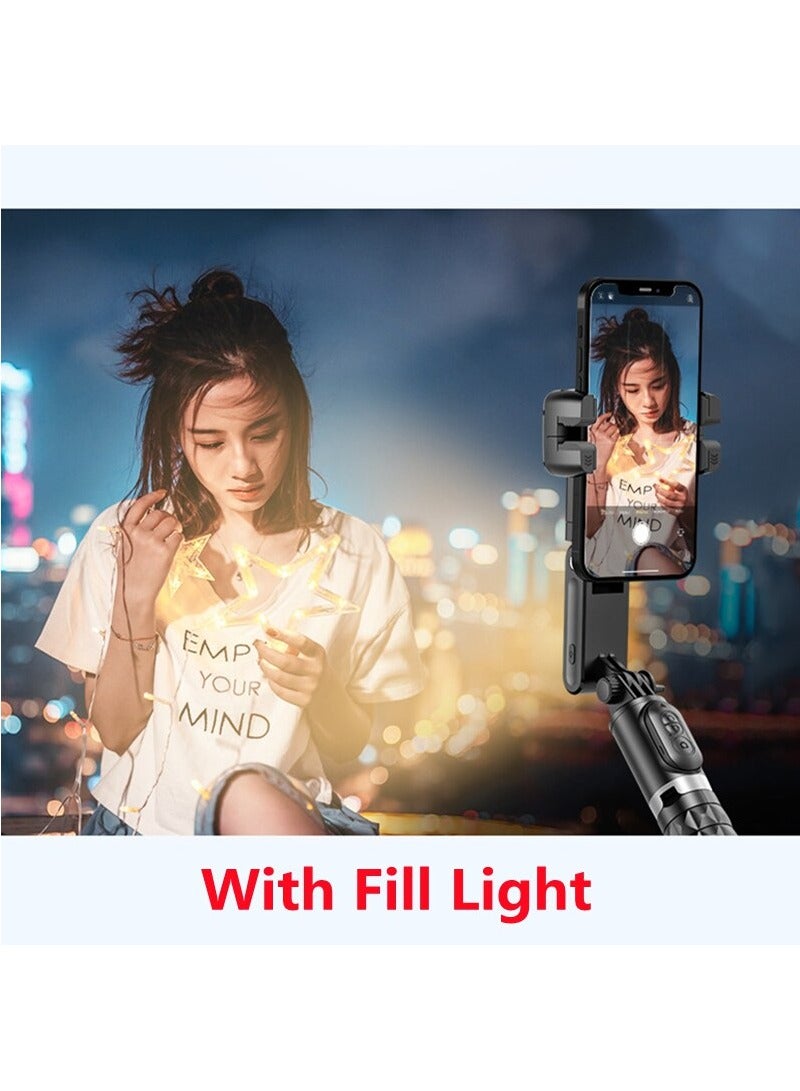 360 Rotation Following Shooting Mode Gimbal Stabilizer Selfie Stick Tripod Gimbal For iPhone Phone Smartphone Live Photography - Image 4