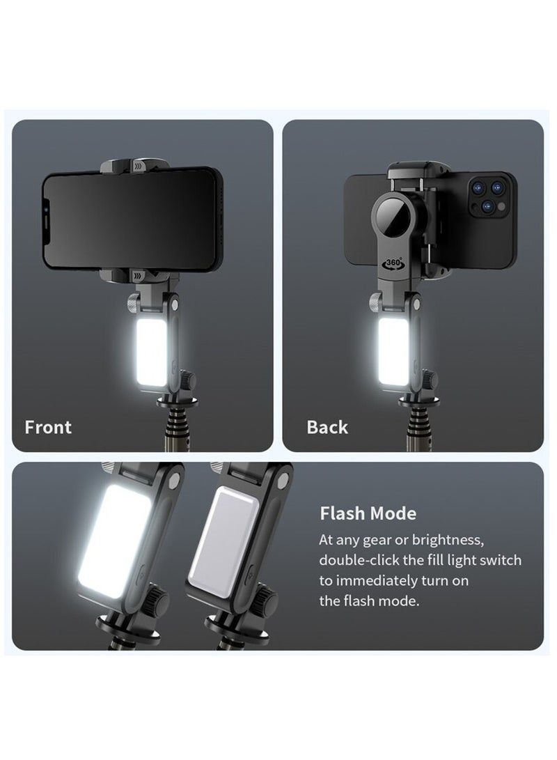 360 Rotation Following Shooting Mode Gimbal Stabilizer Selfie Stick Tripod Gimbal For iPhone Phone Smartphone Live Photography - Image 5