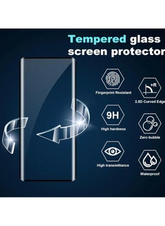 Generic 2 pack screen protector for Moto Edge 50 Pro [support fingerprint unlock], High definition transparent anti-scratch, no bubbles, easy to install  - Image 2