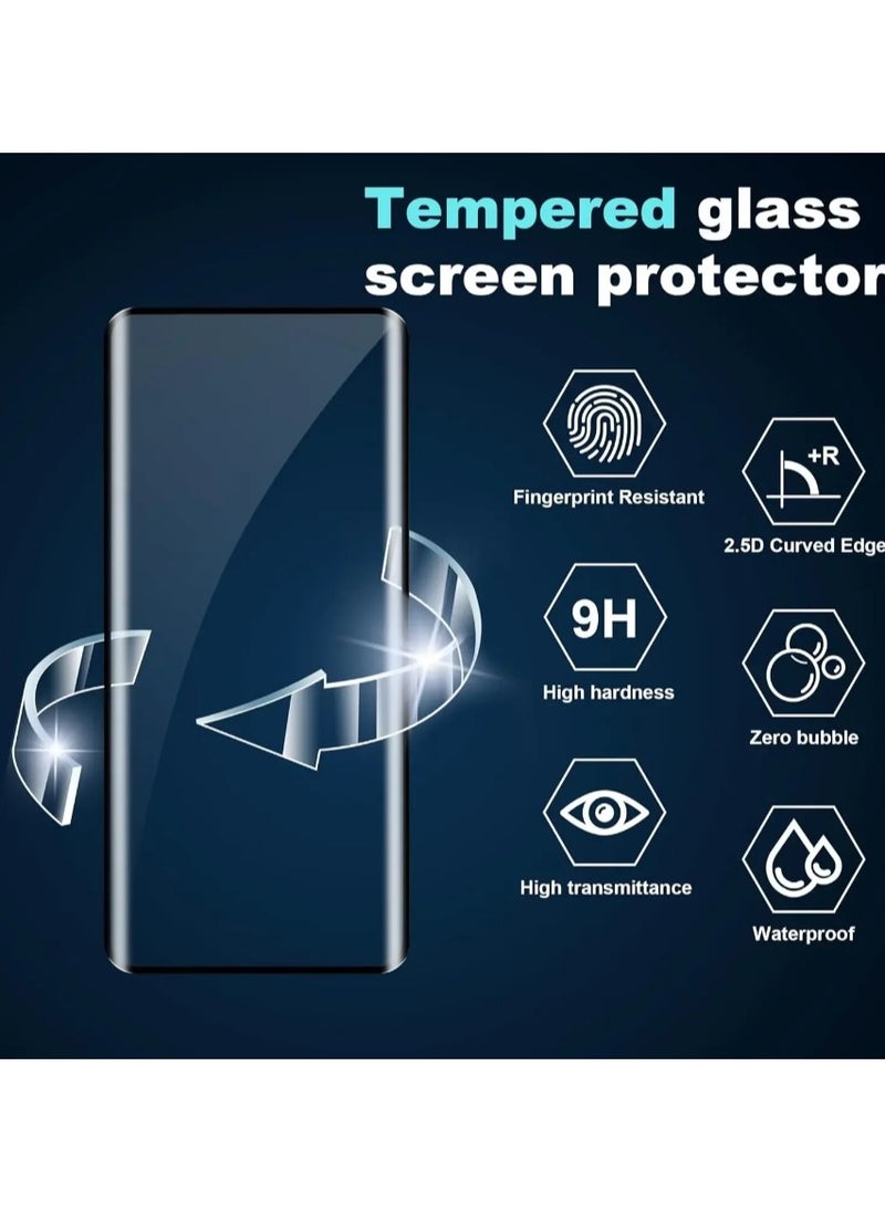 Generic - 2 pack screen protector for Moto Edge 50 Pro [support fingerprint unlock], High definition transparent anti-scratch, no bubbles, easy to install - Image 1