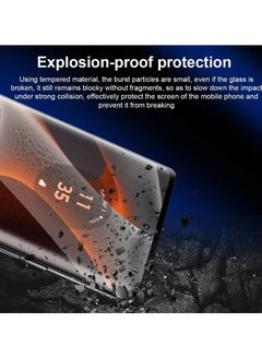 Generic 2 pack screen protector for Moto Edge 50 Pro [support fingerprint unlock], High definition transparent anti-scratch, no bubbles, easy to install  - Image 3
