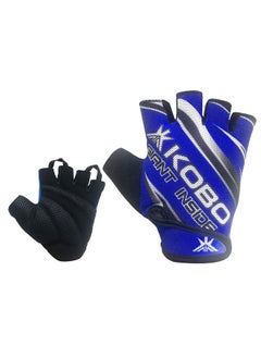 Kobo Wtg-25 Lycra-Spandex Gym Gloves, Medium (Blue)  - Image 4