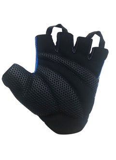 Kobo Wtg-25 Lycra-Spandex Gym Gloves, Medium (Blue)  - Image 3