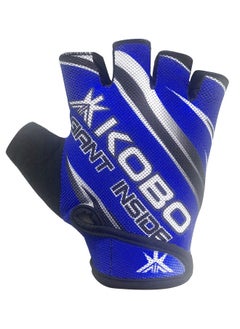 Kobo Wtg-25 Lycra-Spandex Gym Gloves, Medium (Blue)  - Image 2