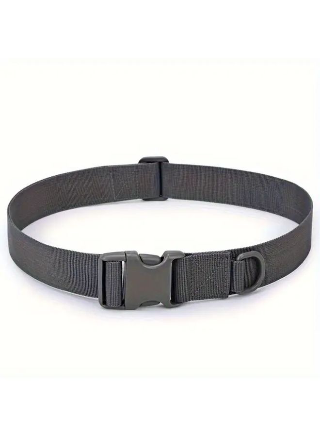Gray Adjustable Nylon Fishing Belt Lightweight Waist Bag For Outdoor Sports Hunting Hiking - Image 4