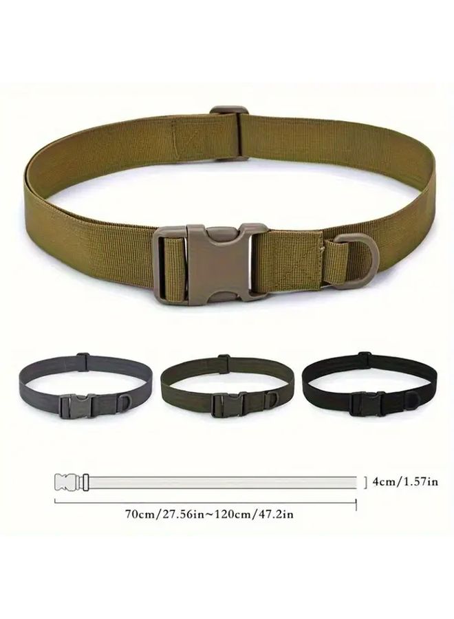 Gray Adjustable Nylon Fishing Belt Lightweight Waist Bag For Outdoor Sports Hunting Hiking - Image 3