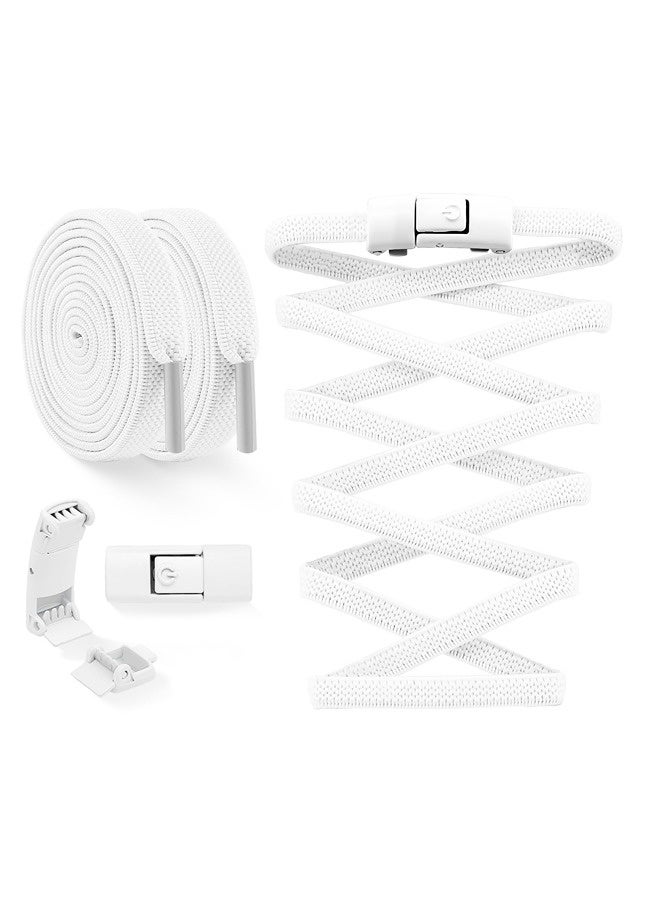 شيبشيب أربطة حذاء مطاطية بدون ربط للأطفال والكبار، أربطة حذاء قابلة للتعديل بدون عقد - Image 1