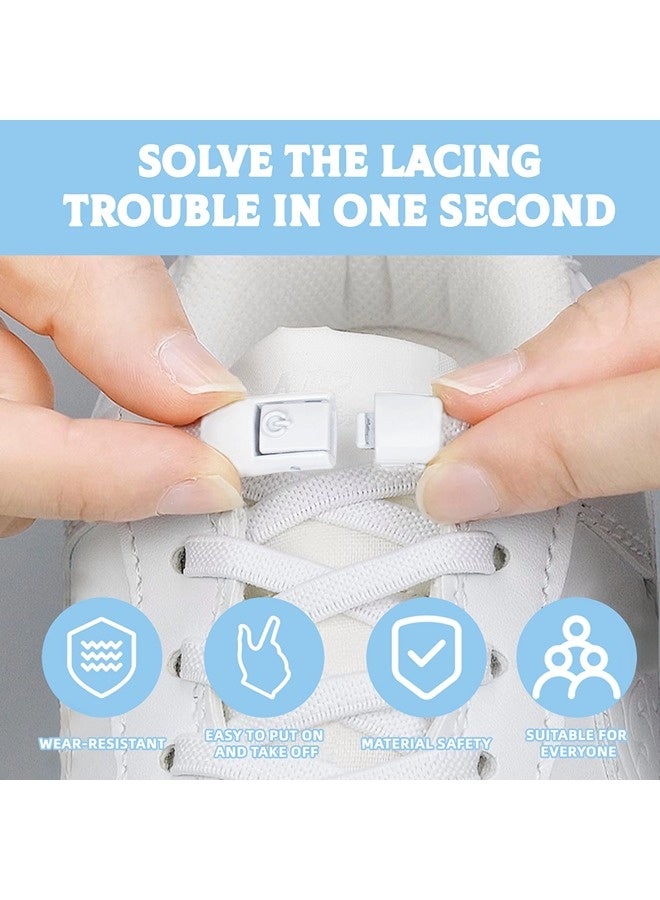 شيبشيب أربطة حذاء مطاطية بدون ربط للأطفال والكبار، أربطة حذاء قابلة للتعديل بدون عقد - Image 3