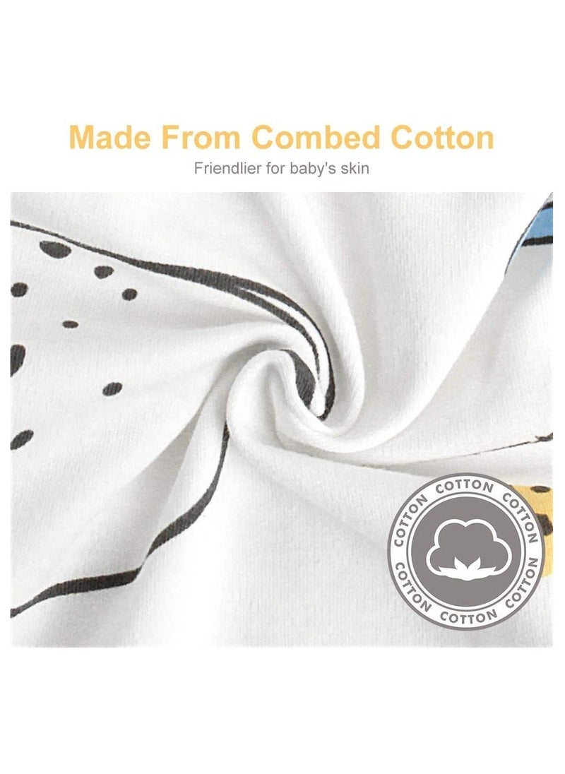 Y&D SYOSI Swaddle Blankets, Baby Wrap for Newborn Pure Cotton with Head-Protecting & Head-Supporting Function 0-3 Months (White)  - Image 5