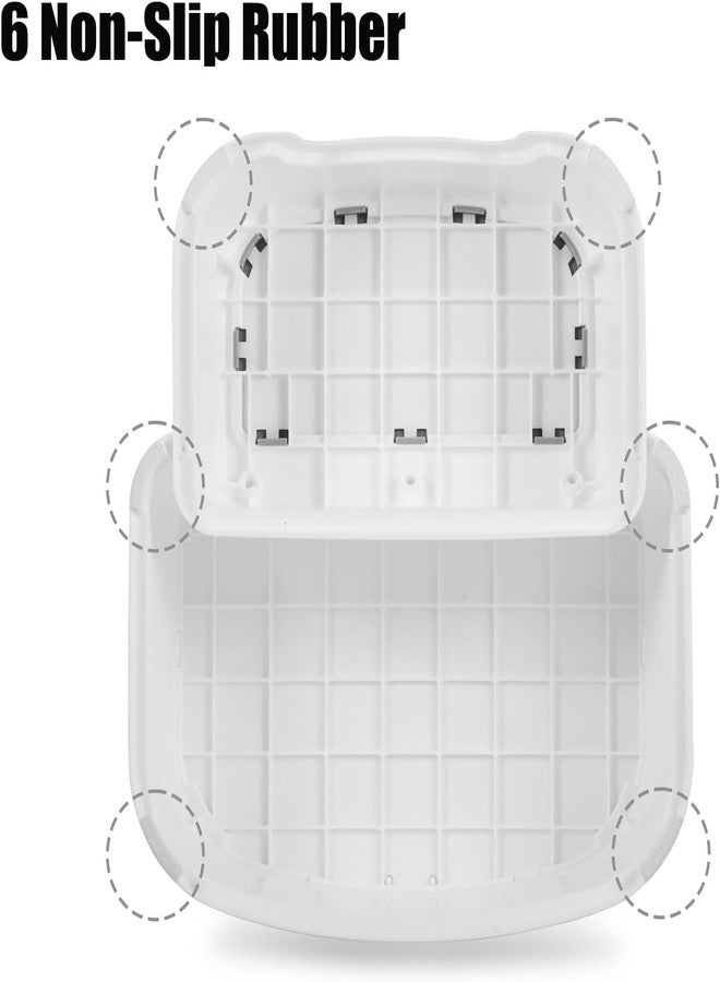 Meneflix Double Up Step Stool for Kids, Sturdy Toddler Two Step Stool for Bathroom, Kitchen and Toilet Potty Training, Anti-Slip & Anti-Tipping Design, Holds up to 200lbs - Image 5