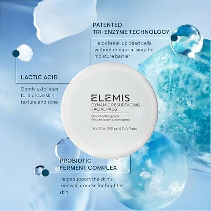 ELEMIS Dynamic Resurfacing Facial Pads, Gentle Textured Treatment Facial Exfoliating Pads - Image 5