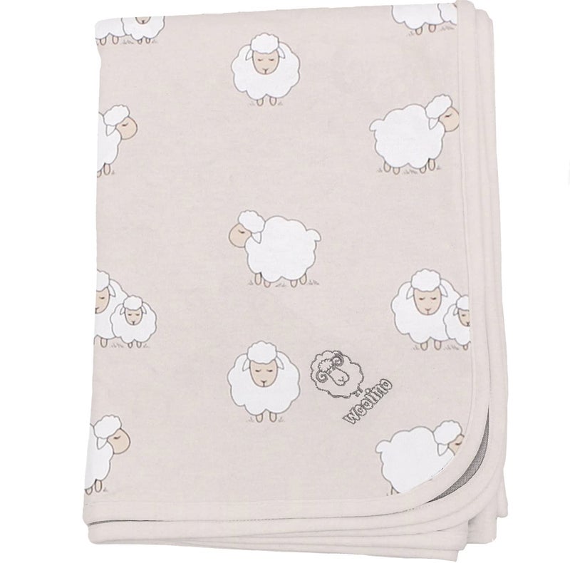Woolino Woolino Toddler Blanket Merino Wool 4 Season Dream Blanket 525 x 40 Sheep 